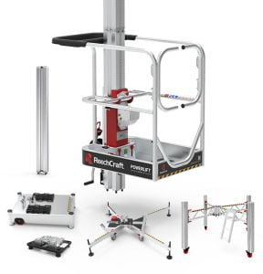 ReechCraft PowerLift Modular System with customizable base options and up to 24-foot platform height