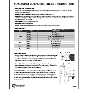 ReechCraft-Website-ManualsLiterature-PowerMastCompatibleDrillsInstructions-tn